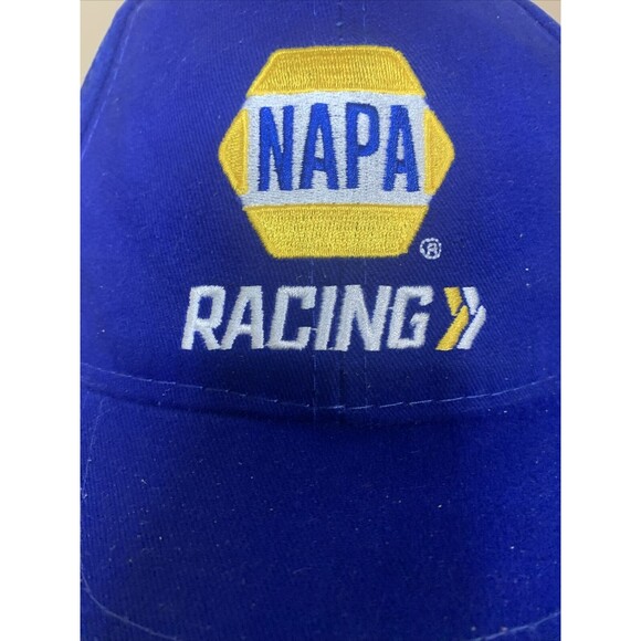 Vintage NAPA Racing Chase Elliott 9 Blue Adjustable Trucker Hat Ball Cap - Picture 2 of 9